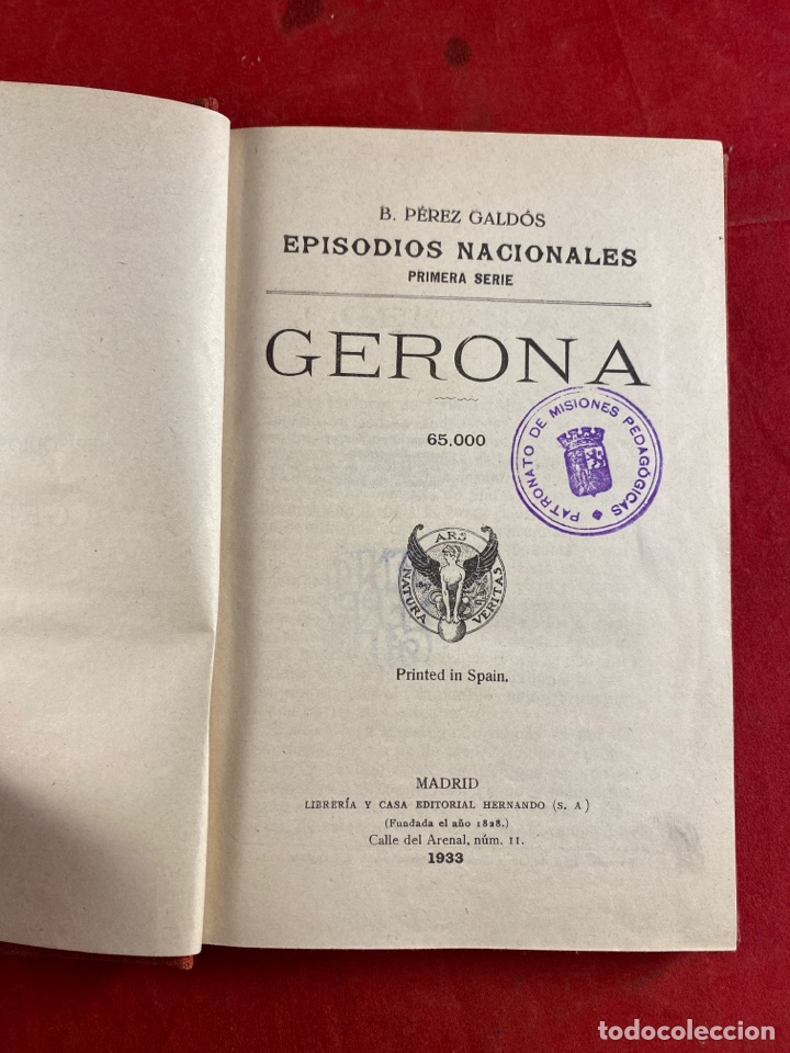 Libros antiguos: GERONA 1933