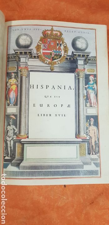 Libri antichi: HIspania geografia blaviana.IOANNIS BLAEV.