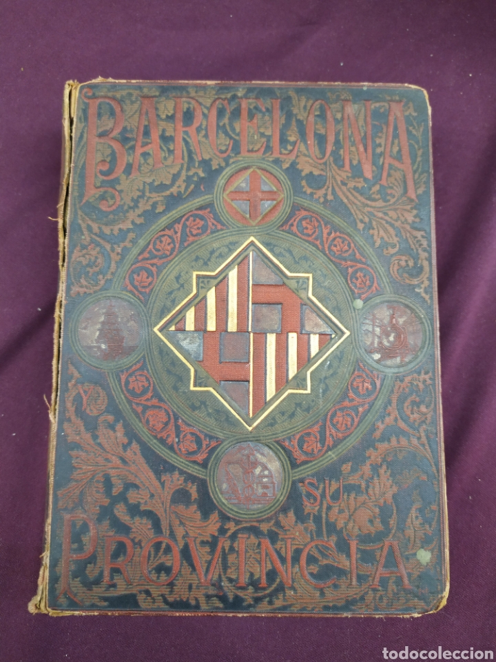 Old books: GU&Iacute;A-ITINERARIO DE BARCELONA Y SU PROVINCIA - A&Ntilde;O 1888 - MODESTO MART&Iacute; DE SOL&Aacute;