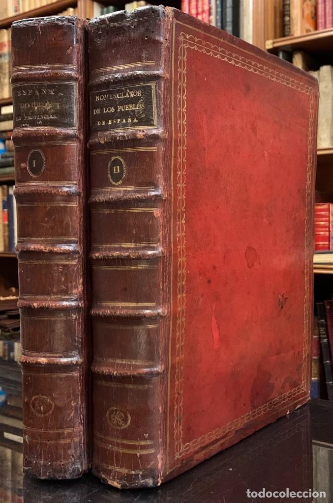 Libri antichi: Espa&ntilde;a Dividida en Provincias &eacute; Intendencias y subdividida en partidos, corregimientos, alcald&iacute;as, m