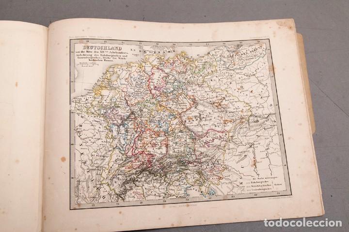 Libri antichi: Atlas Alemania - Dr. K. Von Spruners - 1851-1860