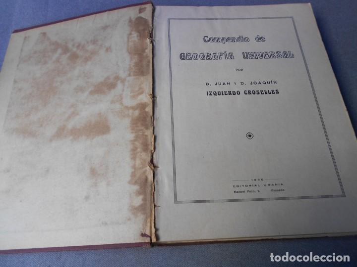Libros antiguos: COMPENDIO DE GEOGRAFIA UNIVERSAL - Foto 2