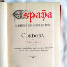 Libros antiguos: 1884 - PEDRO DE MADRAZO: CÓRDOBA - EJEMPLAR PERFECTO