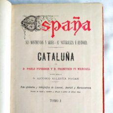 Libros antiguos: 1884 - PIFERRER - PI Y MARGALL: CATALUÑA
