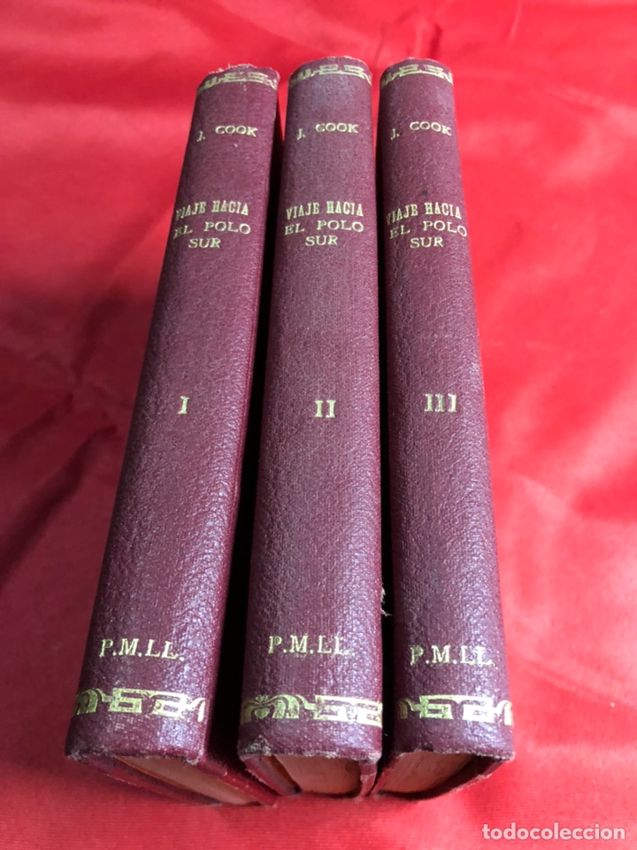 Libros antiguos: Viaje al Polo Sur (3 libros) - Foto 1