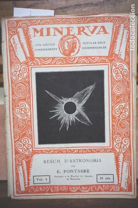 Libros antiguos: fontsere e. resum d&acute;astronomia - Foto 1