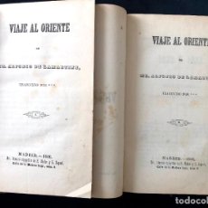 Libros antiguos: VIAJE A ORIENTE. ALPHONSE DE LAMARTINE. MADRID. MADRID. P. MADOZ Y L. SAGASTI. 1846.. Lote 260269835