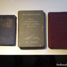 Libros antiguos: TRES LIBROS DEL CENTRO EXCURSIONISTA DE CATALUÑA. Lote 267605944