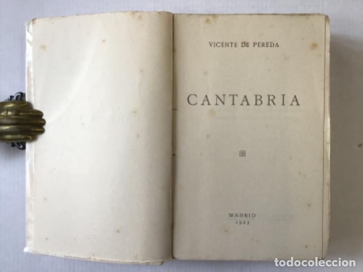 Libros antiguos: CANTABRIA. - PEREDA, Vicente de. - Foto 2