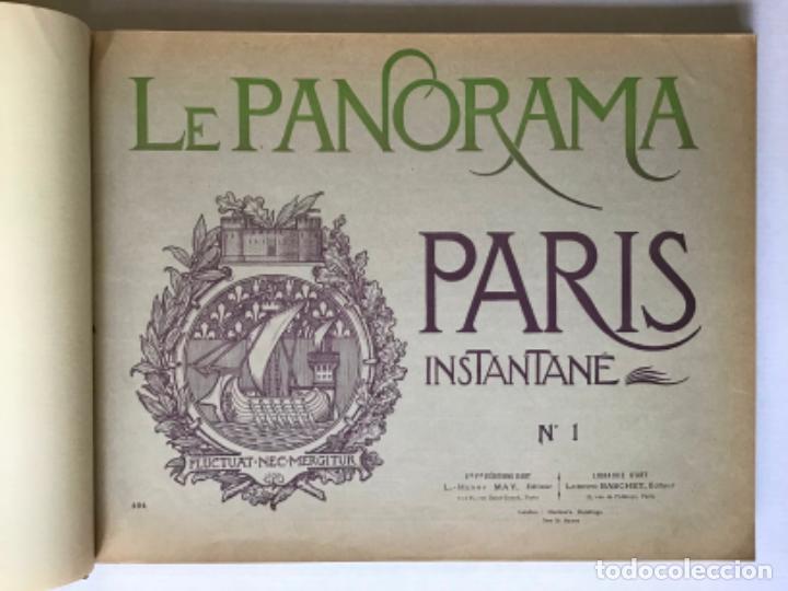 Libros antiguos: PANORAMA (LE) PARIS INSTANTAN&Eacute;. - Foto 2