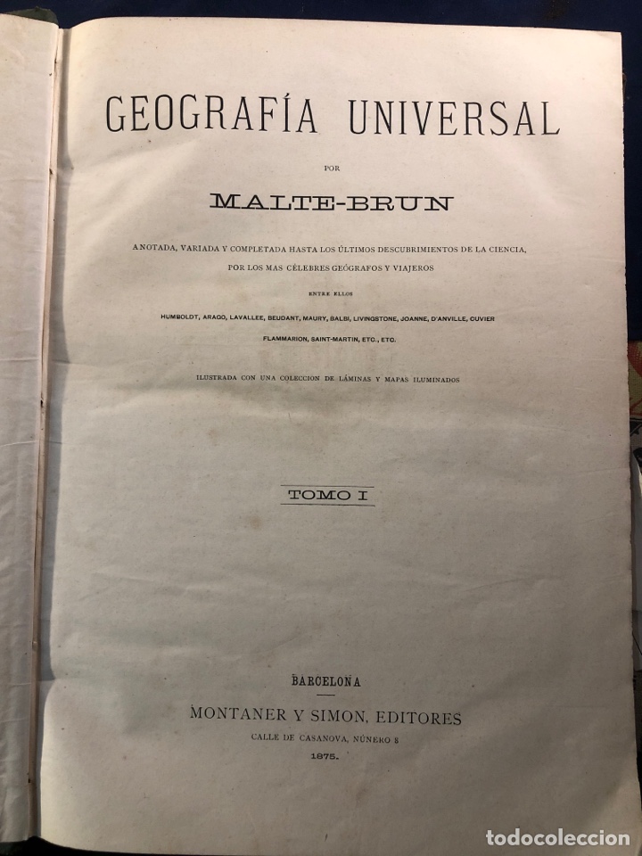 Libros antiguos: Geograf&iacute;a universal 3 TOMOS - Foto 3