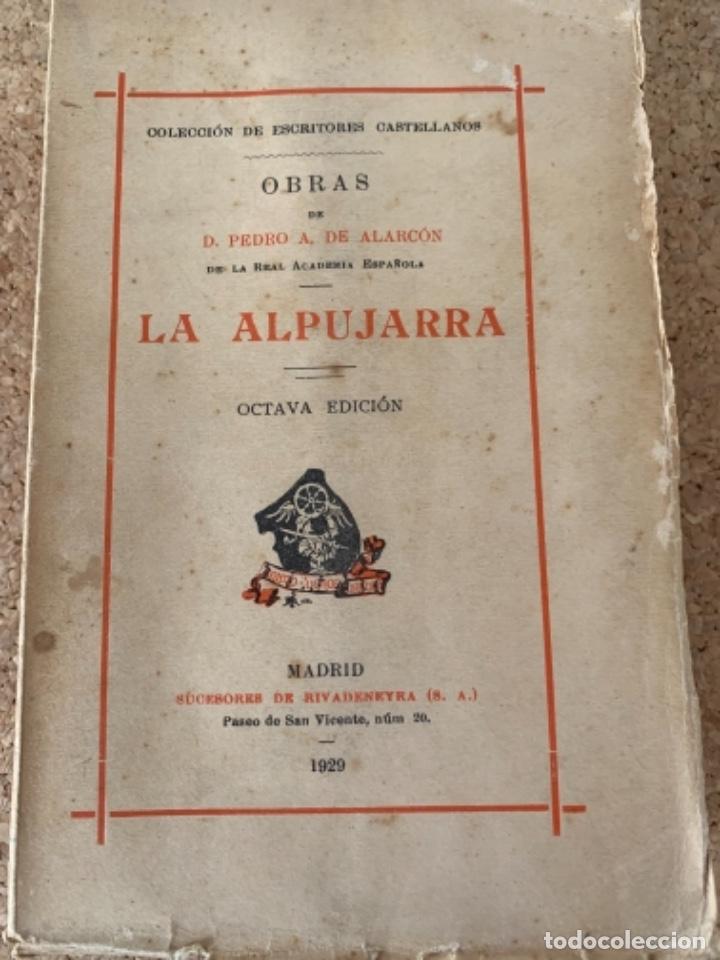 Libros antiguos: La Alpujarra, de Alarc&oacute;n, - Foto 1