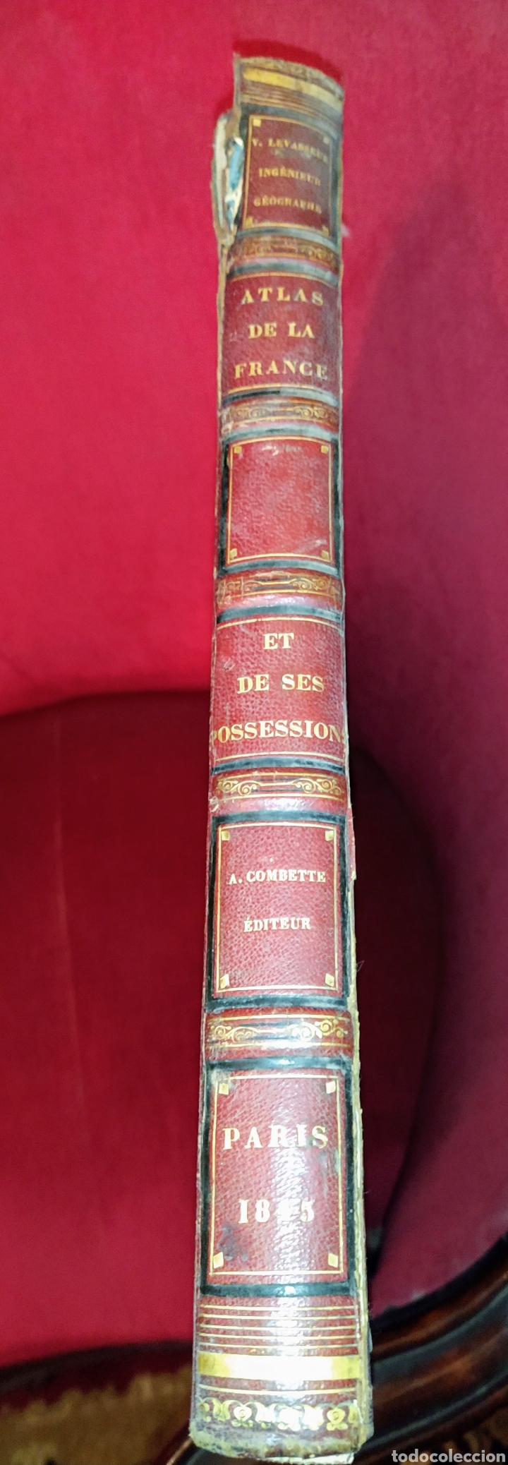 Libri antichi: ATLAS NATIONAL ILLUSTRE DES 86 DEPARTEMETS ET POSSESSIONS DE LA FRANCE. 1845