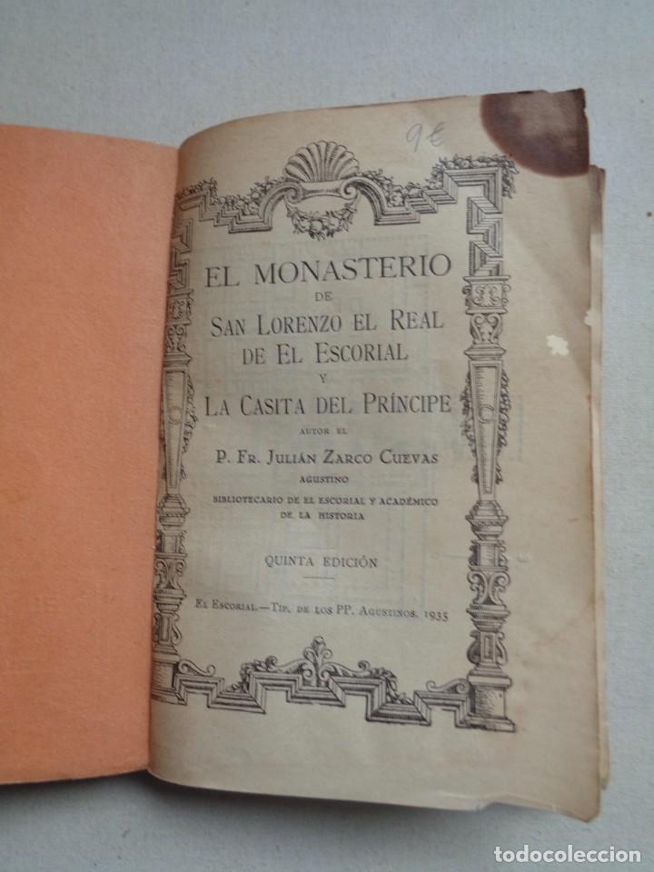 Libros antiguos: EL MONASTERIO DEL ESCORIAL.-839 - Foto 3
