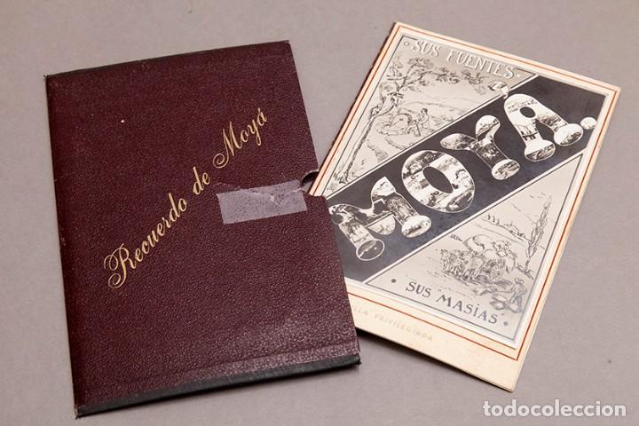 Libri antichi: RECUERDO DE MOY&Aacute; - CARPETA ORIGINAL CON EL CUADR&Iacute;PTICO CON DOS FOTOGRAF&Iacute;AS ORIGINALES