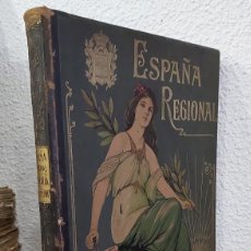 Libros antiguos: ESPAÑA REGIONAL TOMO MAPAS (PROVINCIAS Y POSESIONES AFRICA). BENITO CHIAS. 1918. A. MARTÍN EDITOR