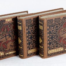 Libros antiguos: CATALUNYA ILUSTRADA - PROVINCIA LLEIDA, BARCELONA, BARCELONA CIUDAD. 3 VOL.. Lote 312965693