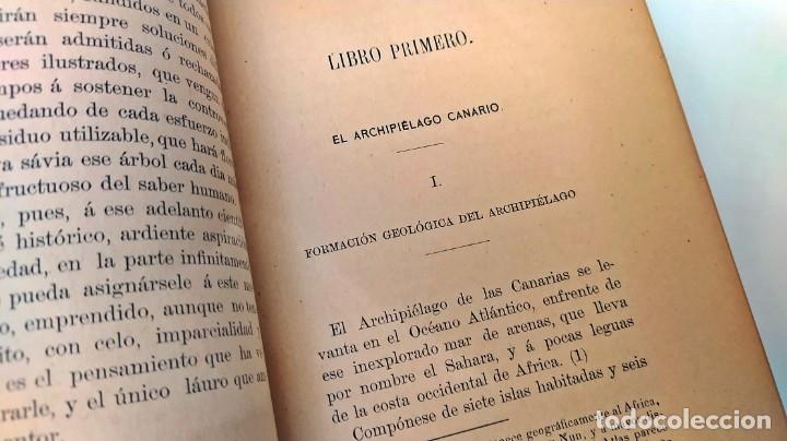 Libros antiguos: AÑO 1893: Historia general de las Islas Canarias. Firmado. - Foto 7 - 313988623
