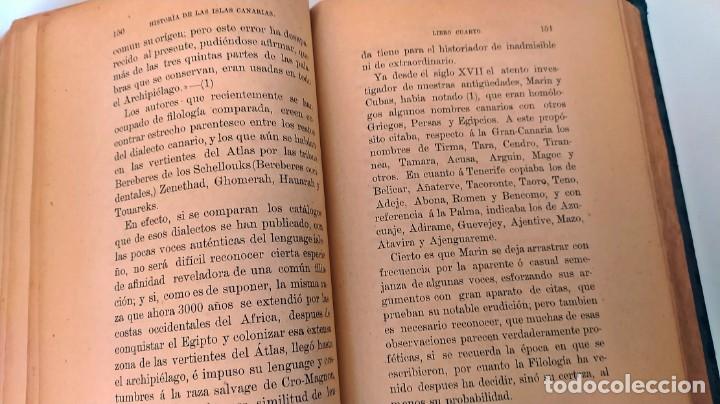 Libros antiguos: AÑO 1893: Historia general de las Islas Canarias. Firmado. - Foto 10 - 313988623