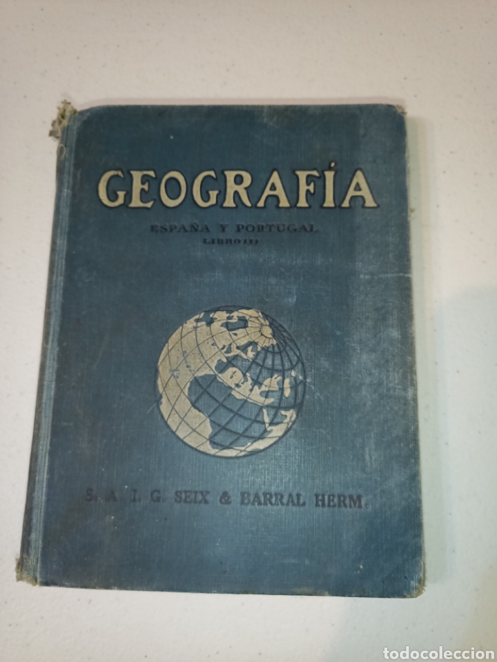 Libri antichi: Geograf&iacute;a Espa&ntilde;a y Portugal libro 3