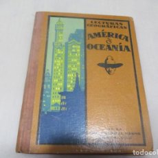 Libros antiguos: DIEGO PASTOR LECTURAS GEOGRÁFICAS II AMÉRICA Y OCEANÍA W10772. Lote 316511508