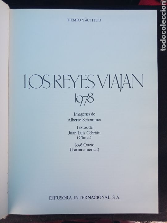 Libros antiguos: LOS REYES VIAJAN(A&Ntilde;O 1978)