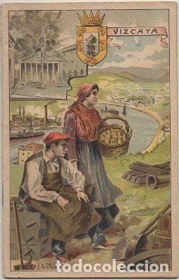 Old books: LA PROVINCIA DE VIZCAYA. GEOGRAFIA POPULAR ESPA&Ntilde;OLA. FISICO-POLITICA A-GEOG-254