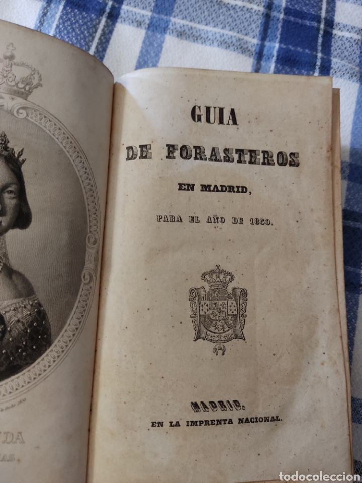 Libros antiguos: 1850 guia forasteros en madrid - Foto 6