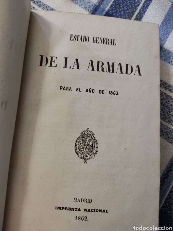 Libros antiguos: 1863 estado general de la armada madrid - Foto 5