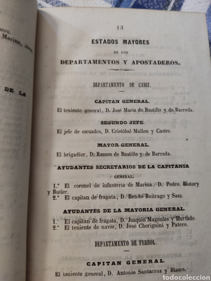 Libros antiguos: 1863 estado general de la armada madrid - Foto 8