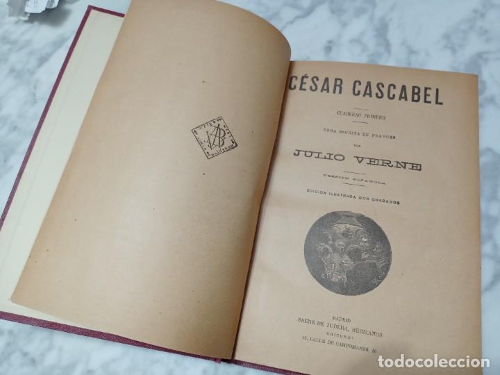 Libros antiguos: Julio Verne - Cesar Cascabel, Saenz de Jubera - Foto 1