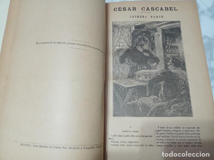 Libros antiguos: Julio Verne - Cesar Cascabel, Saenz de Jubera - Foto 2