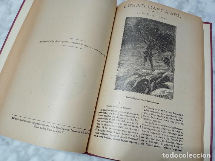 Libros antiguos: Julio Verne - Cesar Cascabel, Saenz de Jubera - Foto 3