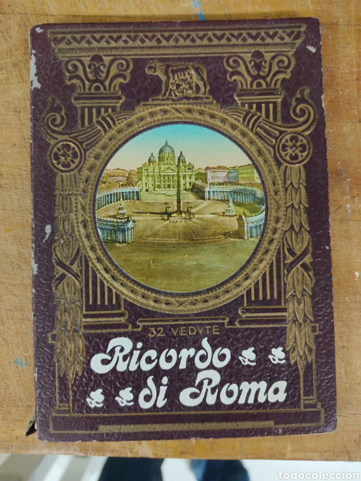 Libri antichi: Librito de Ricordo di Roma con 32 postales