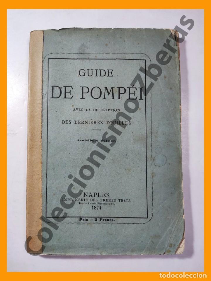 Libros antiguos: GUIDE De Pompei - Foto 1