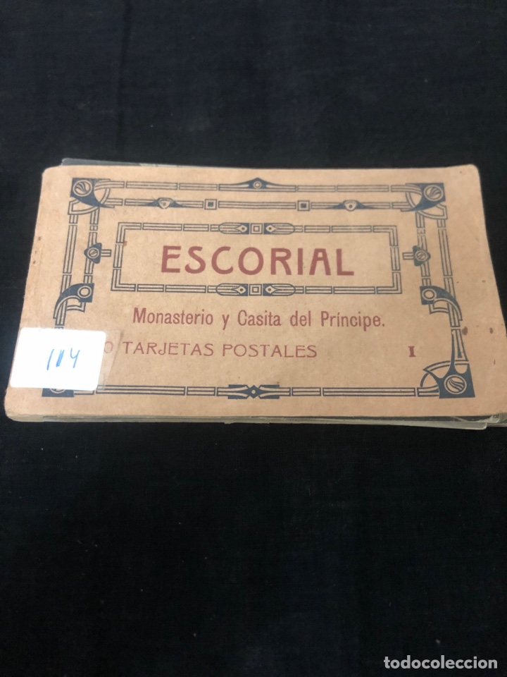 Libros antiguos: ESCORIAL Y CASITAS DEL PR&Iacute;NCIPE, ANTIGUO BLOCK 20 POSTALES