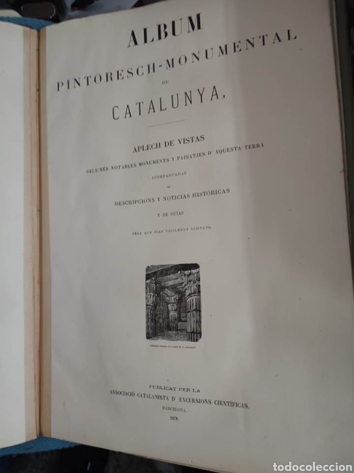 Libri antichi: &Aacute;lbum pintoresch_monumental de Catalu&ntilde;a 1878