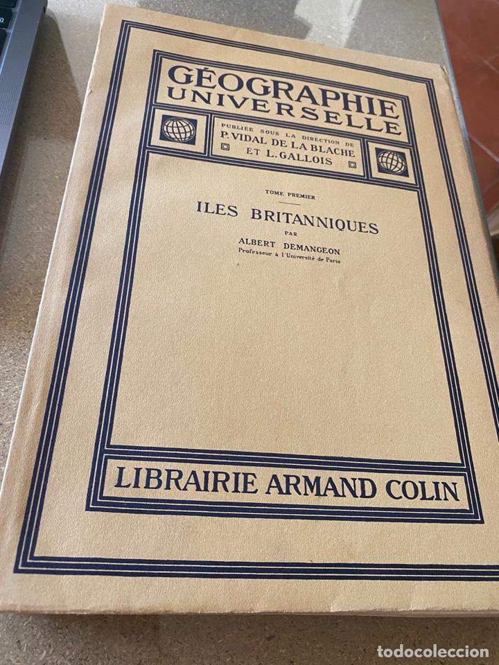 Libros antiguos: Geographie universelle - Foto 1