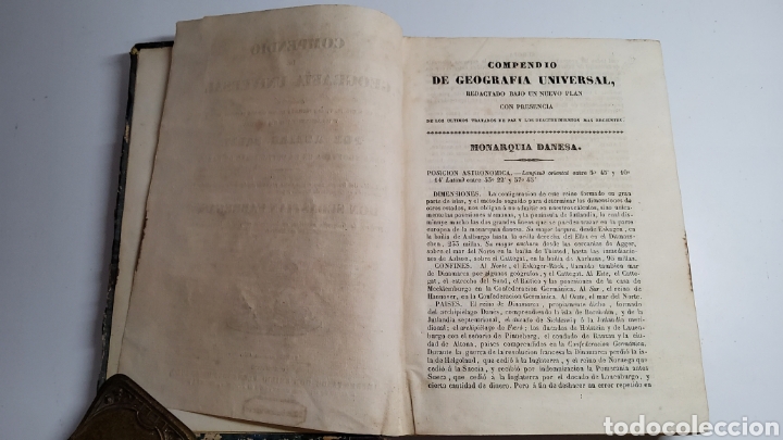Libros antiguos: Compendio de geograf&iacute;a universal 1836 - Foto 4