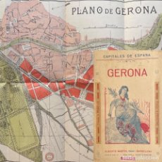 Livros antigos: 1900 - GIRONA - CAPITALES DE ESPAÑA - GUIA DE GERONA - MAPA. Lote 360196380