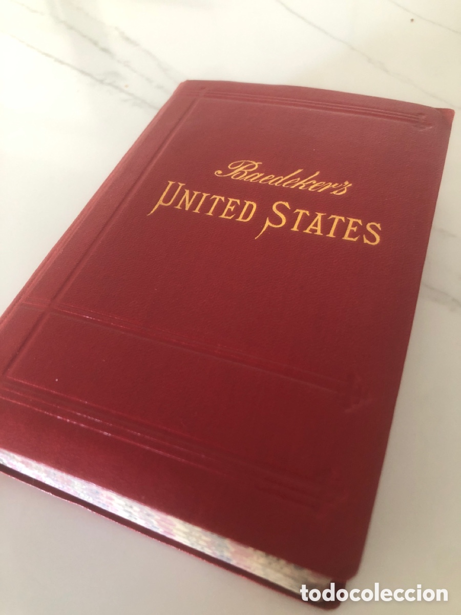 Libros antiguos: Baedeker Estados Unidos - Foto 1
