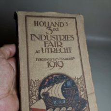 Libros antiguos: GUIA OFICIAL HOLLANDS 3RD INDUSTRIES FAIR AT UTRECHT 1919 PAISES BAJOS