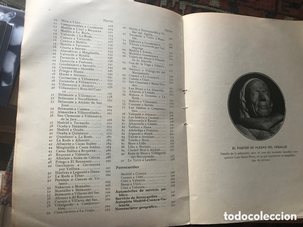 Libros antiguos: Cuenca gu&iacute;a Larra&ntilde;aga 1929 - Foto 4