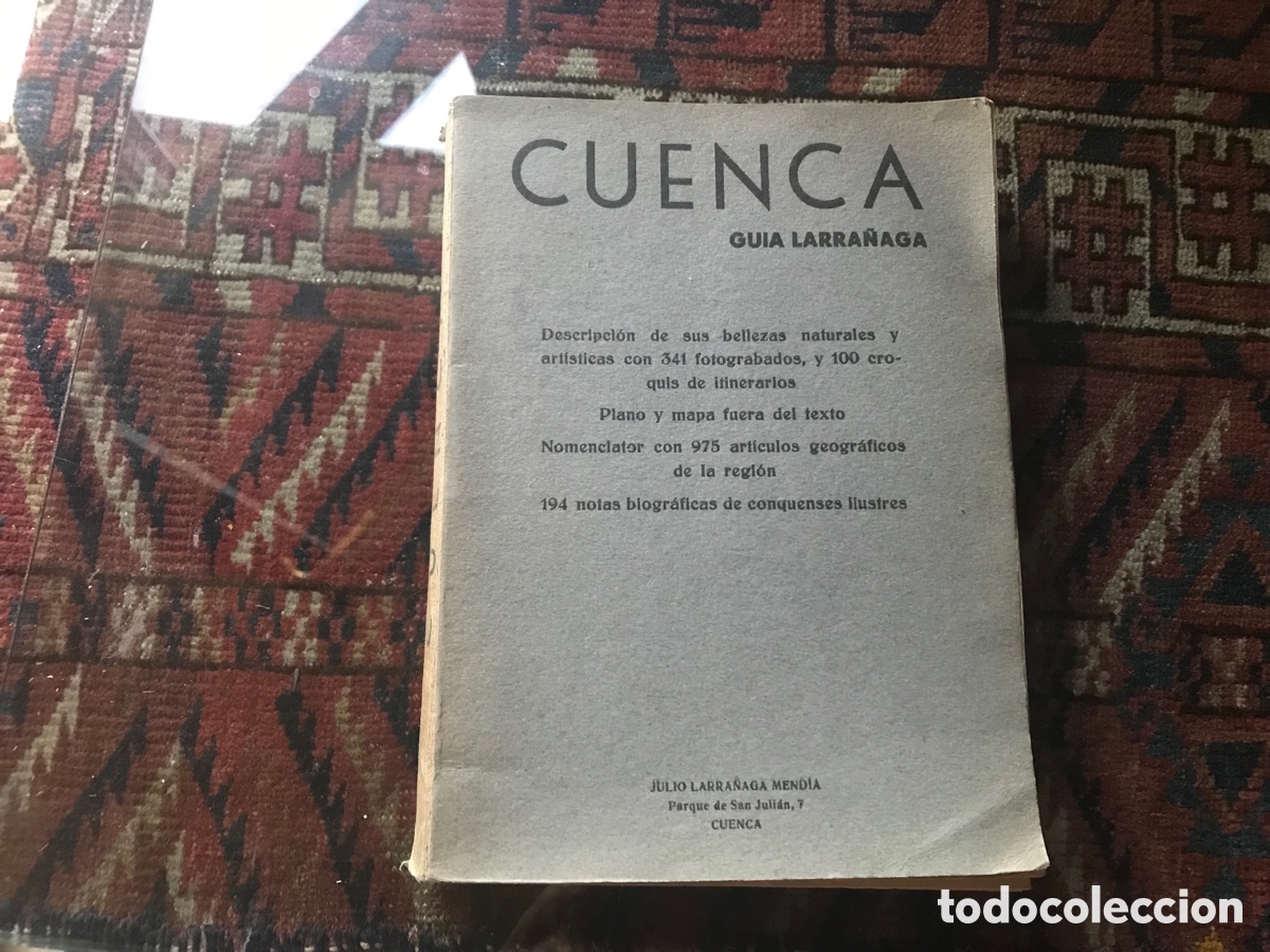 Libros antiguos: Cuenca gu&iacute;a Larra&ntilde;aga 1929 - Foto 1