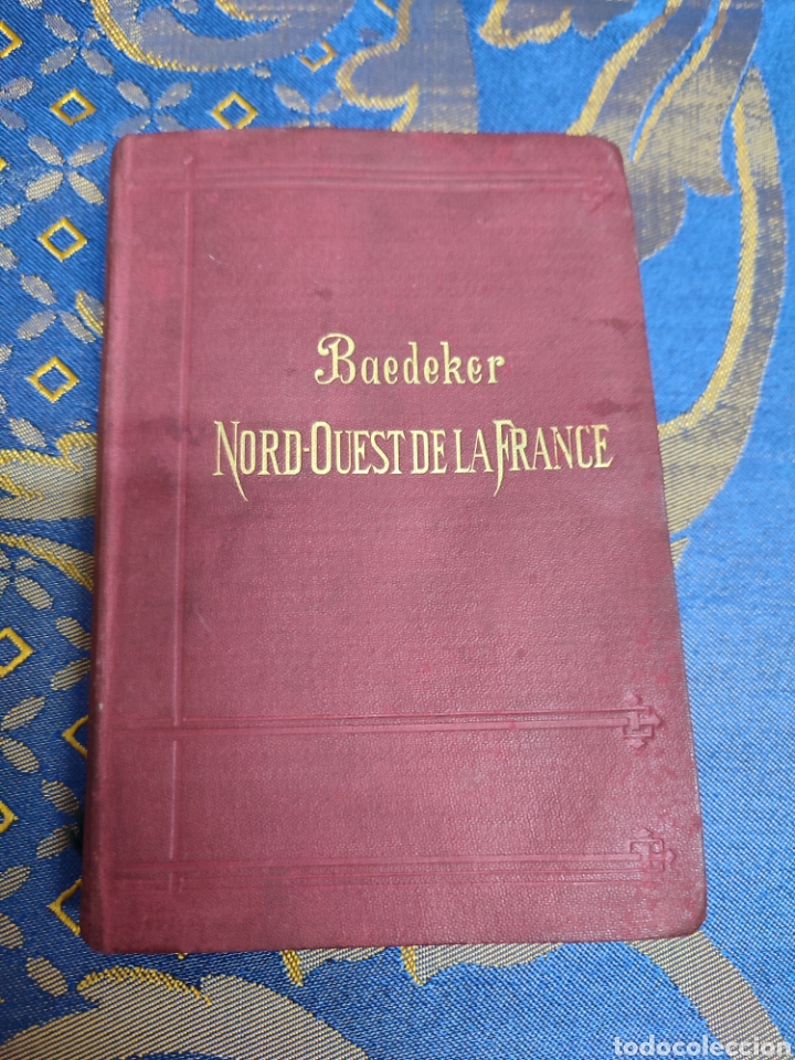 Old books: Nord - ouest de la France Manuel du voyageur Baedeker 1898