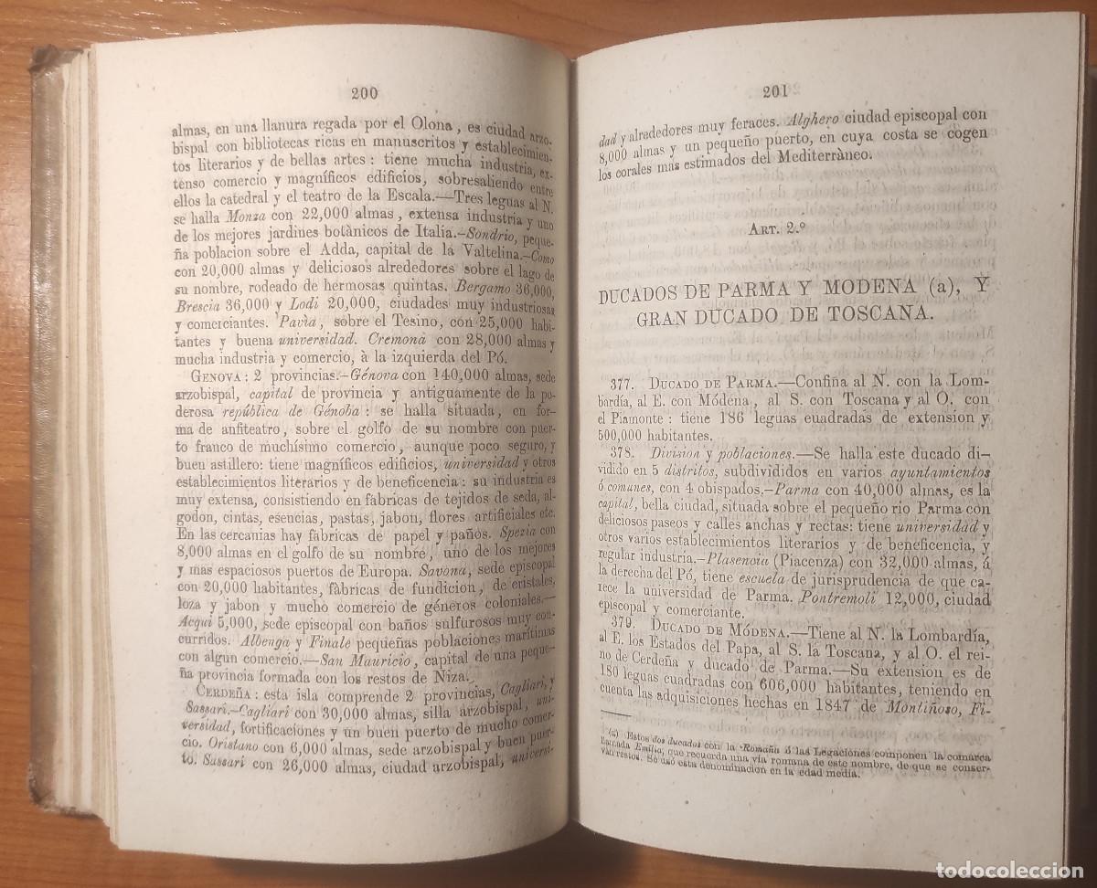 Libros antiguos: Elementos de Geograf&iacute;a 1861 - Foto 4