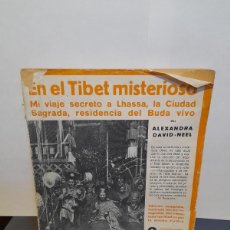 Libros antiguos: ALEXANDRA DAVID NEEL : EN EL TIBET MISTERIOSO (IBERIA, 1931). Lote 378835454