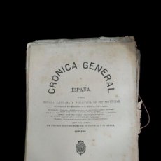 Libros antiguos: CRÓNICA GENERAL DE ESPAÑA - 1868 - GUIPUZCOA, ALAVA, VIZCAYA Y NAVARRA.