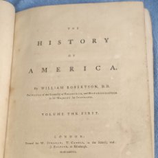 Libros antiguos: THE HISTORY OF AMERICA. BY WILLIAM ROBERTSON, AÑO 1777. Lote 386543139