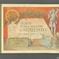 Libros antiguos: ANTIGUO ALBUM DE LAS CATACUMBAS DE S. CALIXTO - ROMA. Lote 396215264